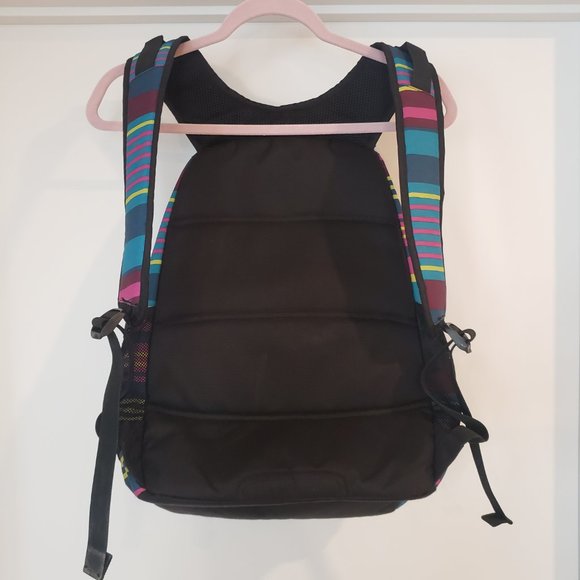 ROXY - Backpack Stripe Turquoise Pink and Yellow - unisex - Picture 4 of 15